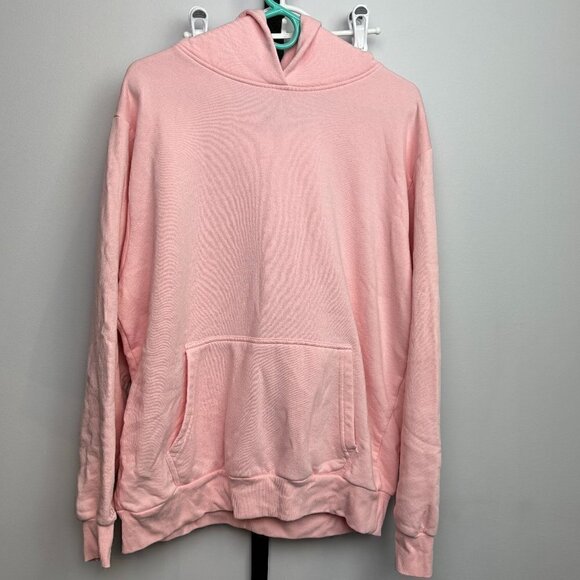 EUC - Kangol Light Pink boyfriend hoodie, Size L - Picture 1 of 5